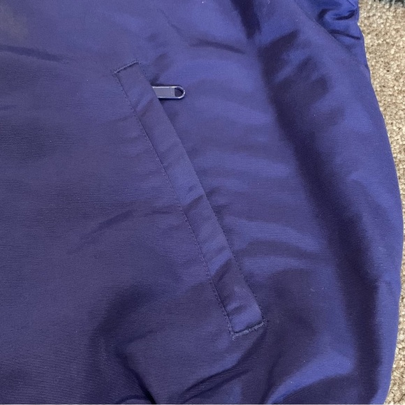 VINTAGE CARHARTT BLUE NYLON SHELL SHERPA FLEECE JACKET SIZE LARGE - Picture 7 of 9